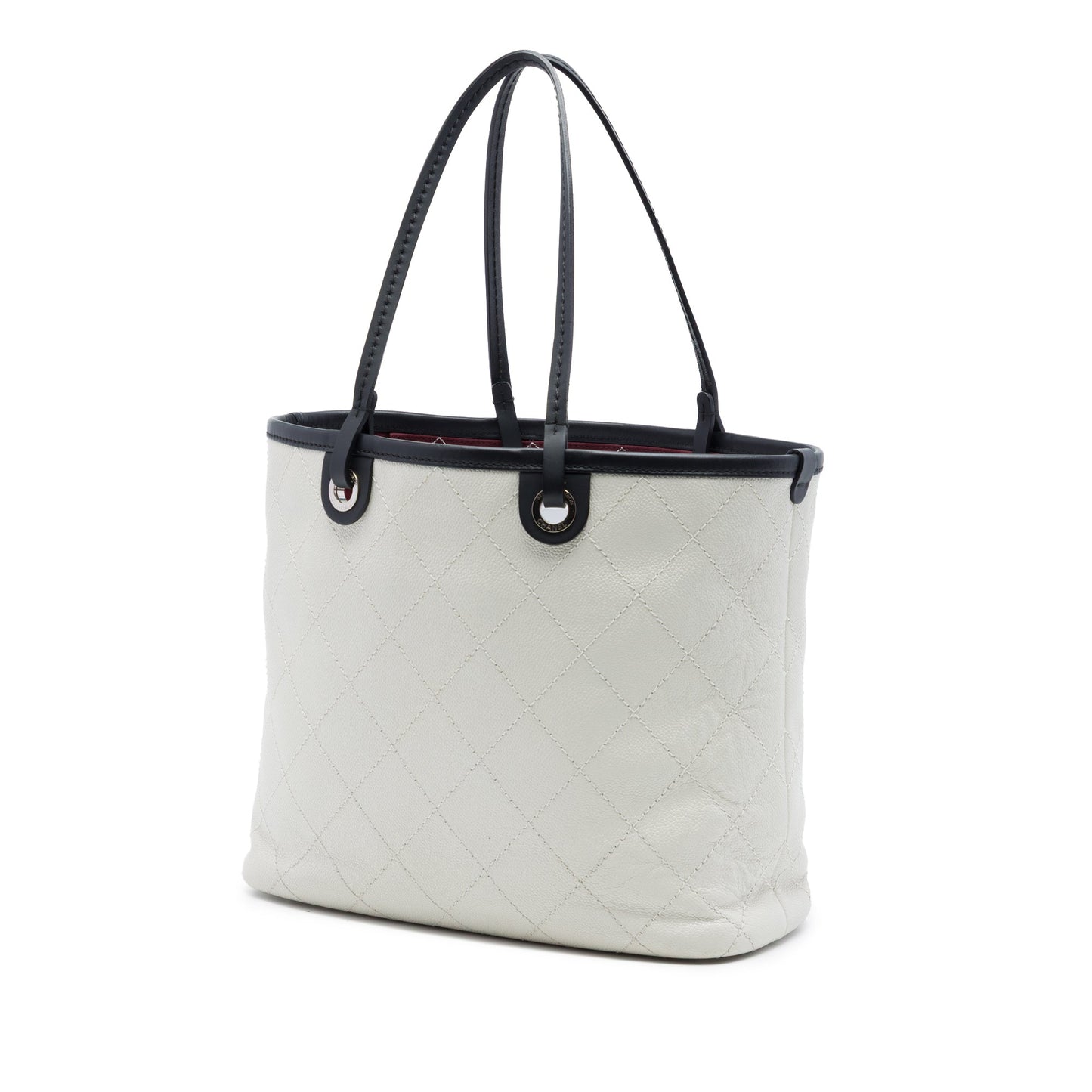 Chanel Quilted Caviar Shopping Fever Tote
