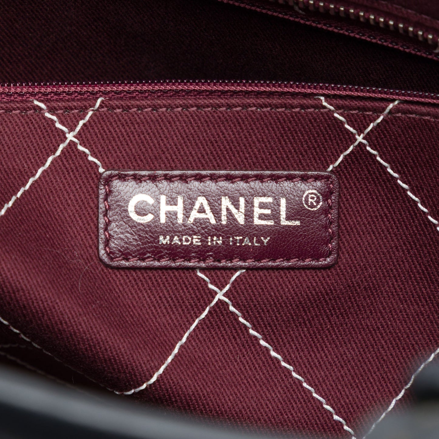 Chanel Quilted Caviar Shopping Fever Tote