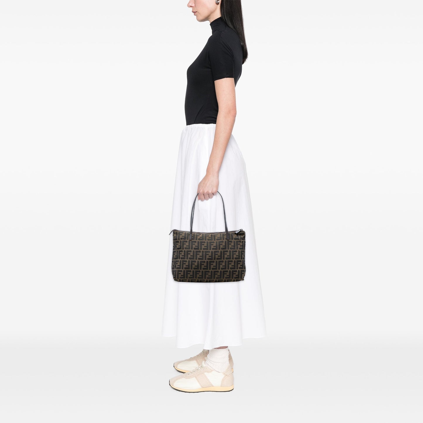 Fendi Small Zucca Canvas Tote