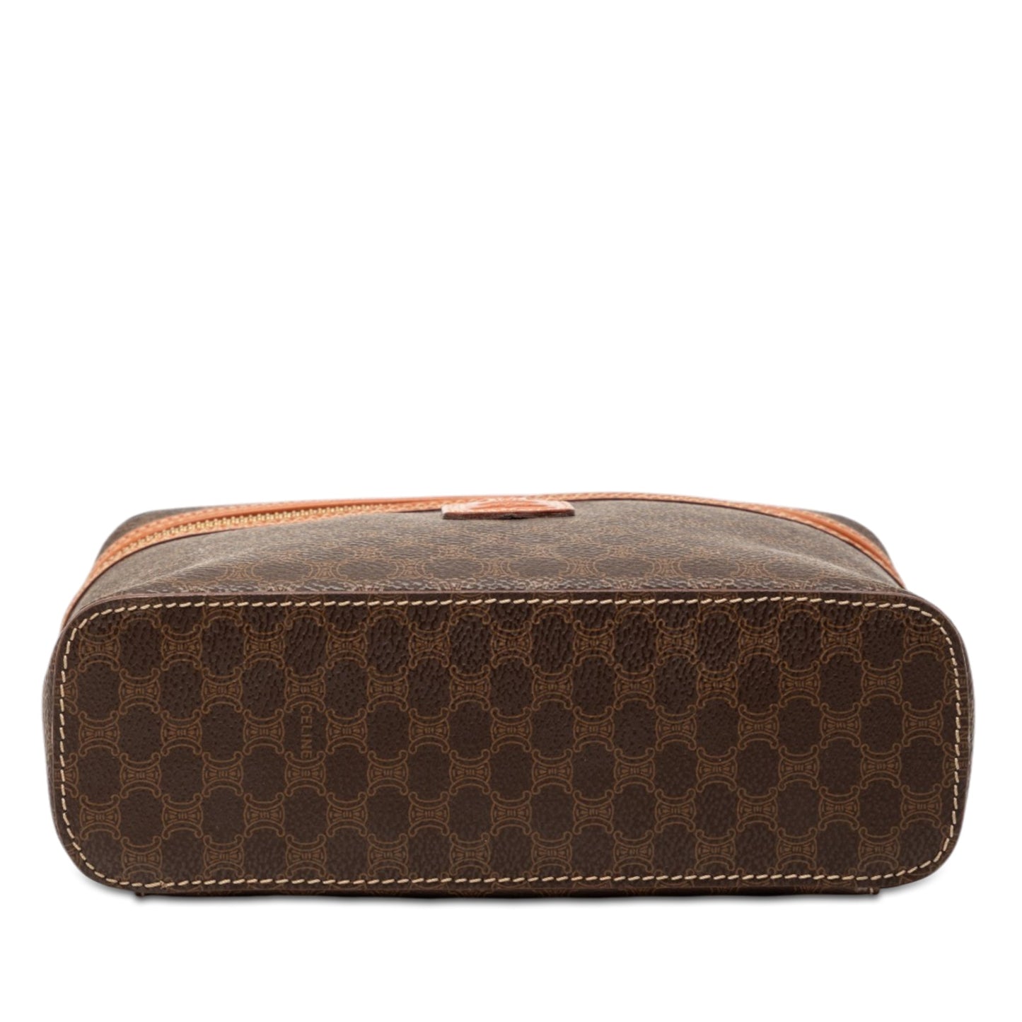 Celine Macadam Coated Canvas Vanity Bag