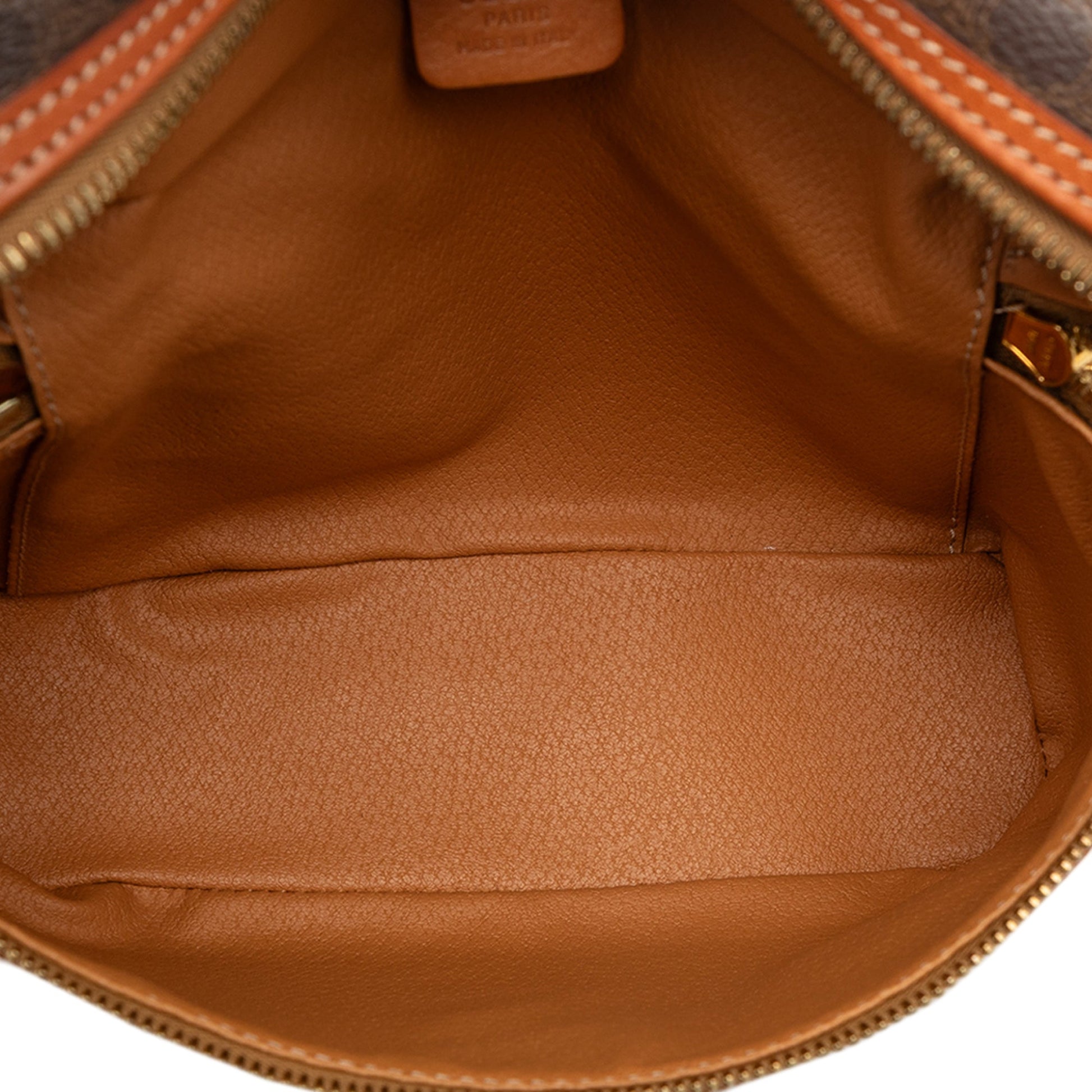 Celine Macadam Coated Canvas Vanity Bag