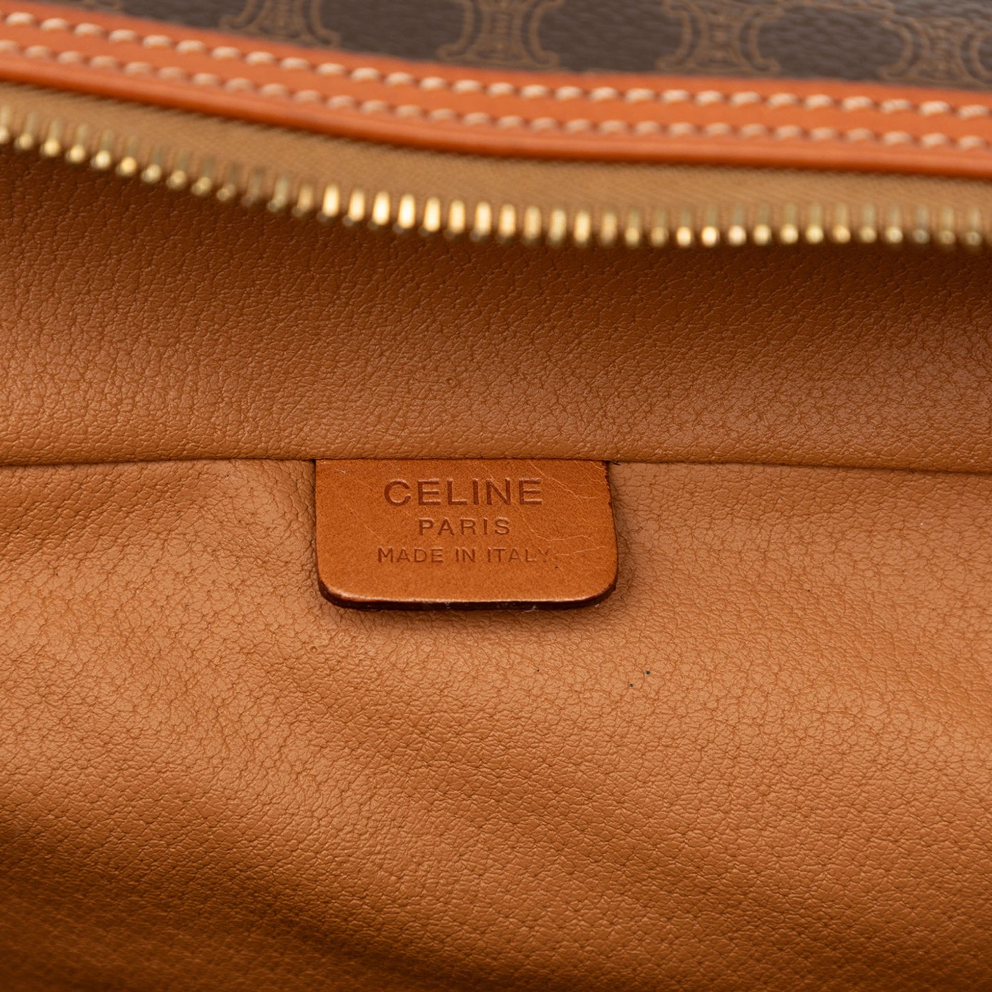 Celine Macadam Coated Canvas Vanity Bag