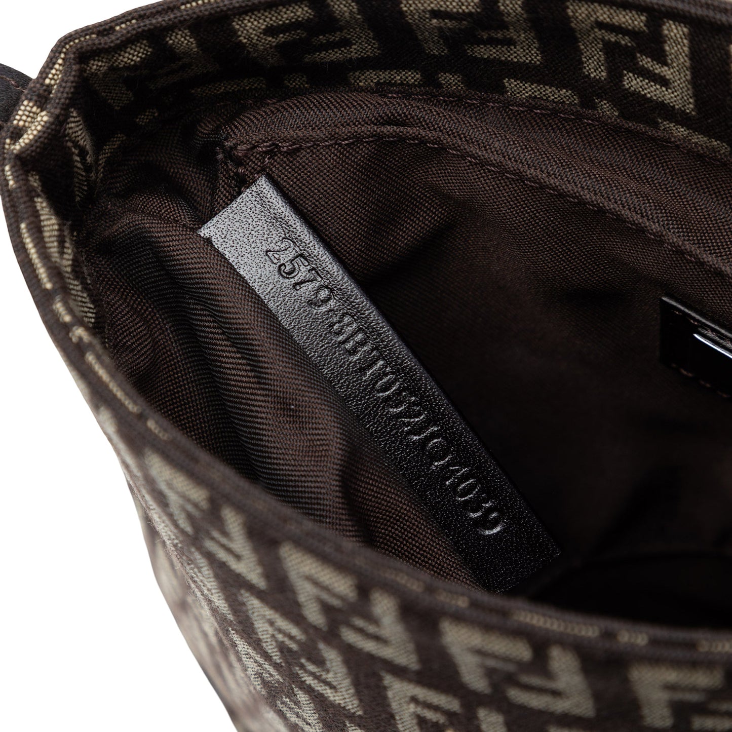 Fendi Zucchino Canvas Flap Crossbody