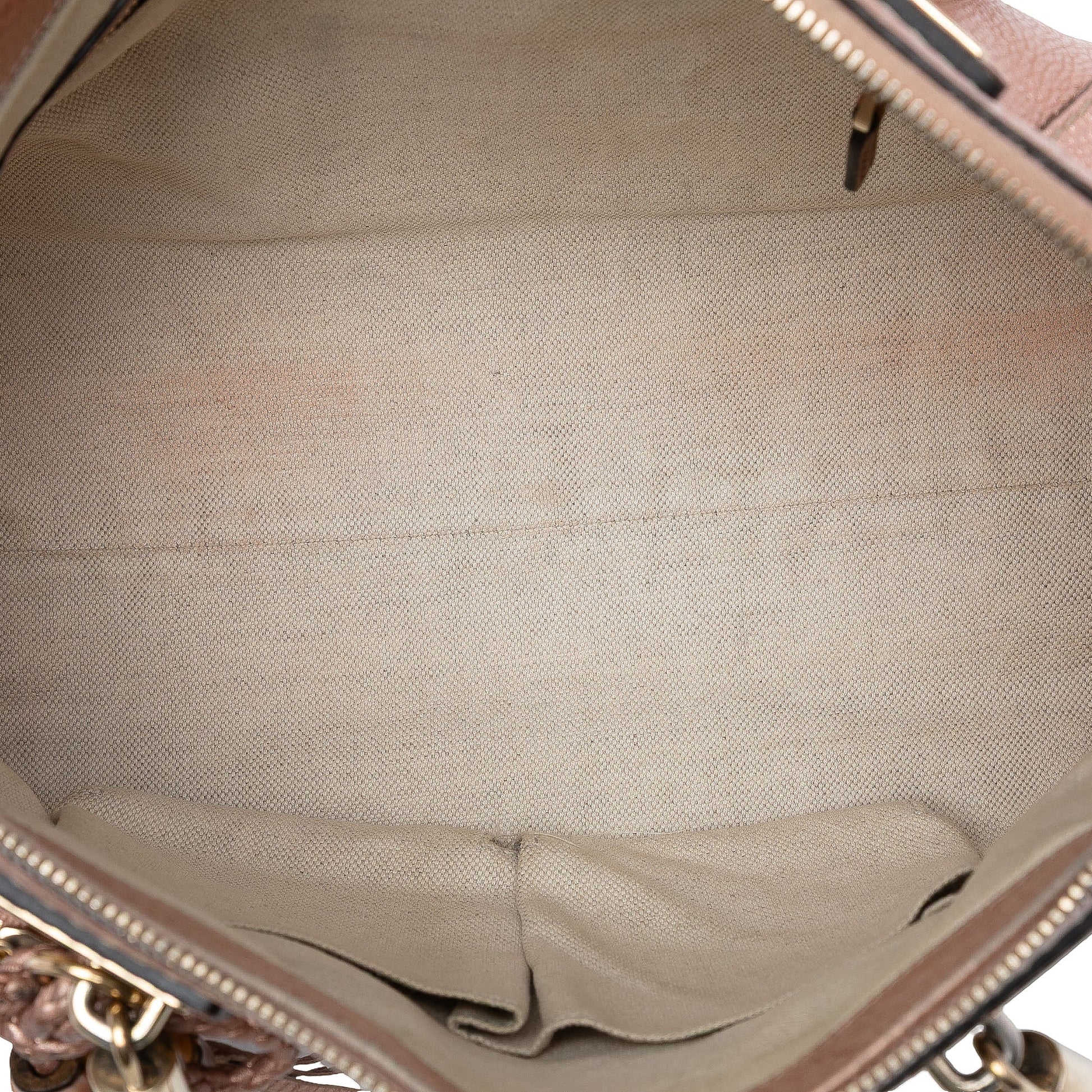 Gucci Metallic Pebbled Calfskin Bella Satchel