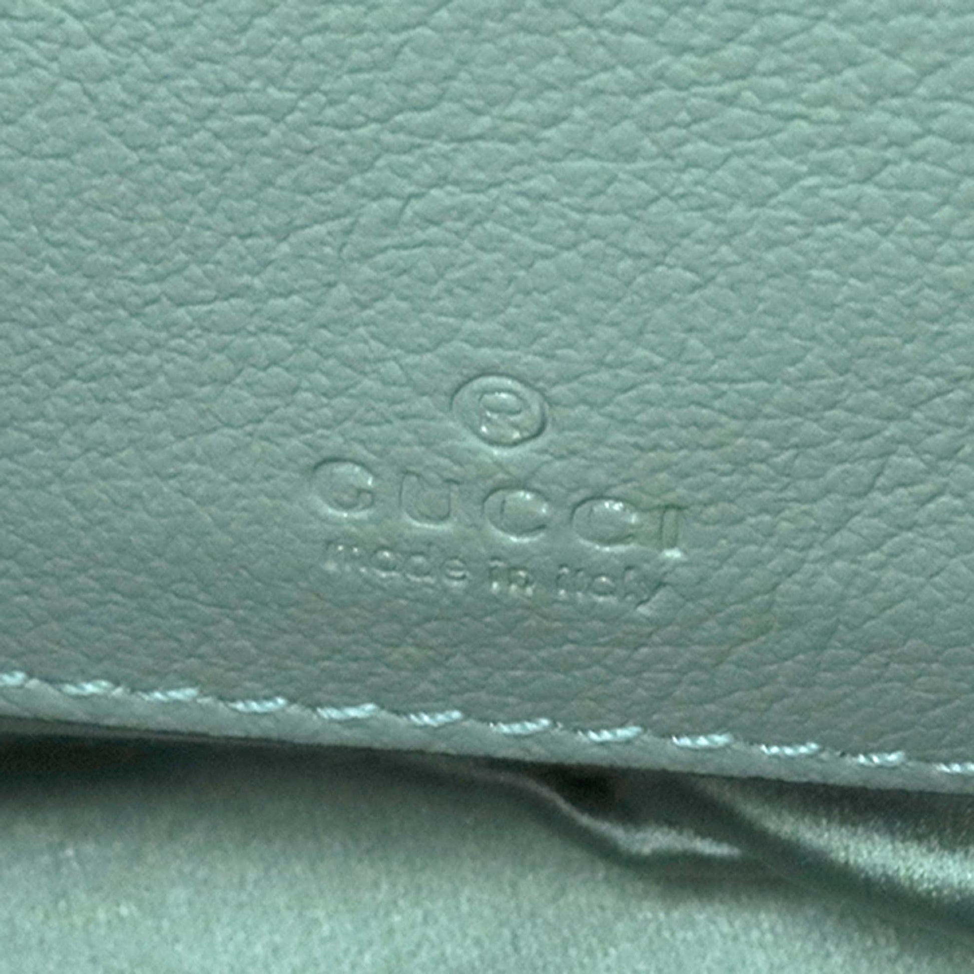 Gucci Small GG Marmont Sequined Diagonal Leather Matelasse Bucket Bag