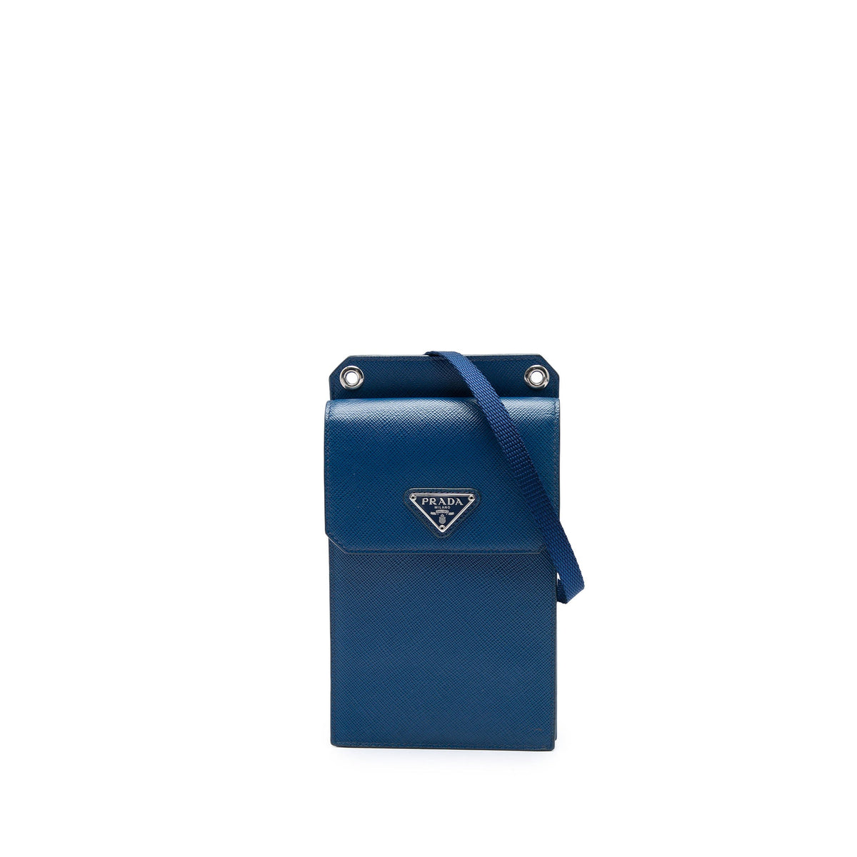 Prada Saffiano Smartphone Case — Blue