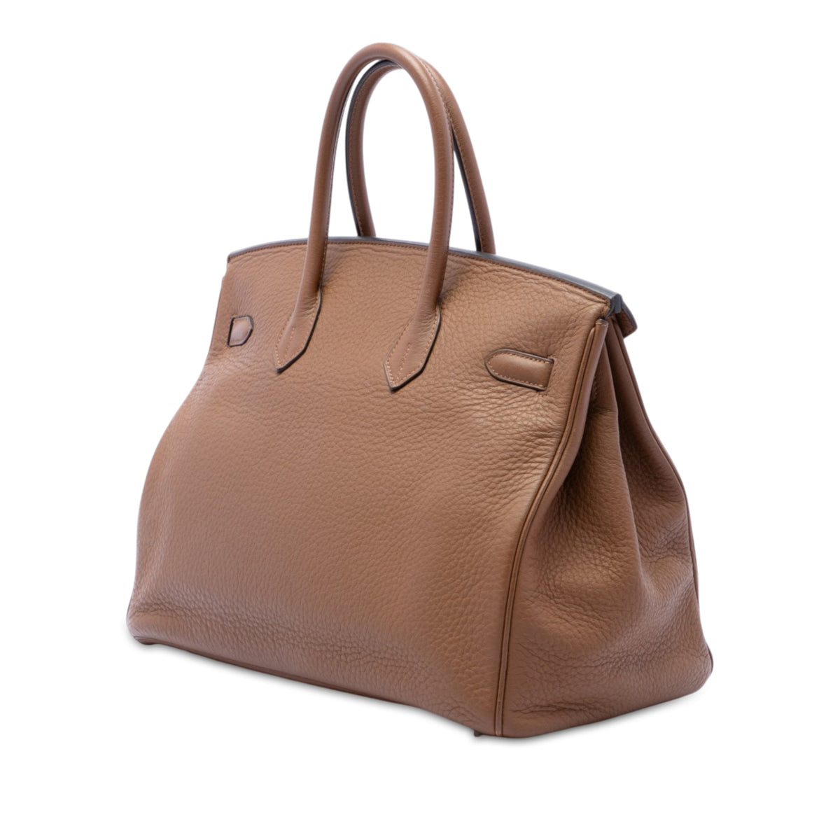 Hermès Clemence Birkin Retourne 35 — Brown