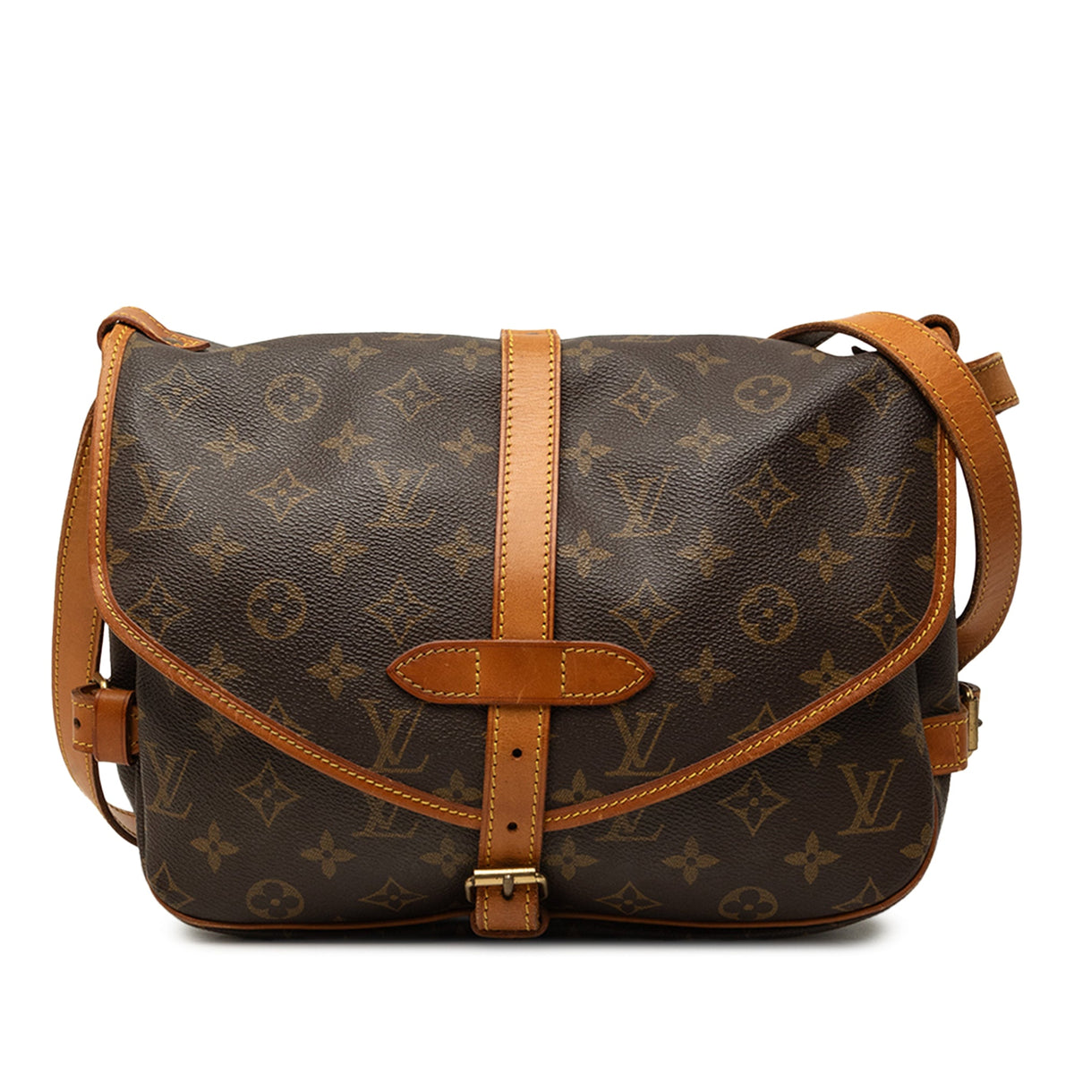 Louis Vuitton Monogram Saumur 25