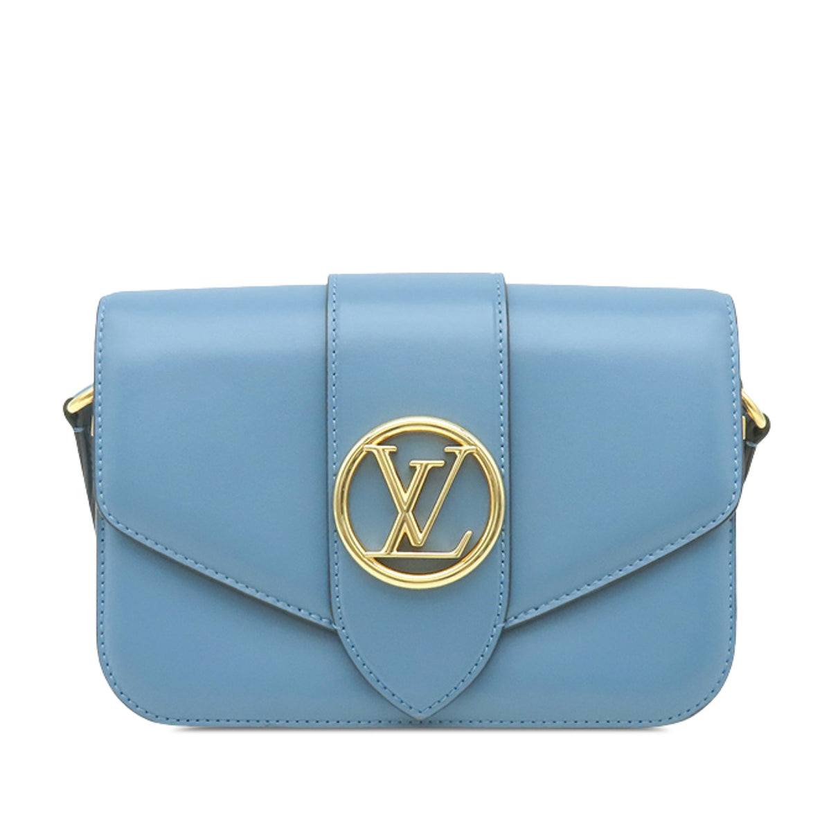 Louis Vuitton Calfskin LV Pont 9 Soft MM