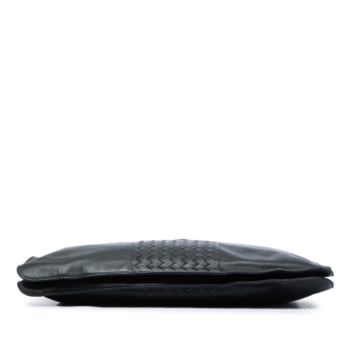 Bottega Veneta Intrecciato Trimmed Leather Soft Briefcase