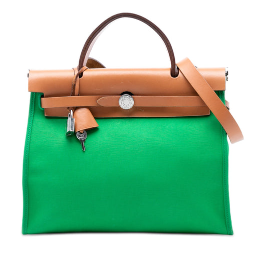 Hermès Toile Herbag Zip 31