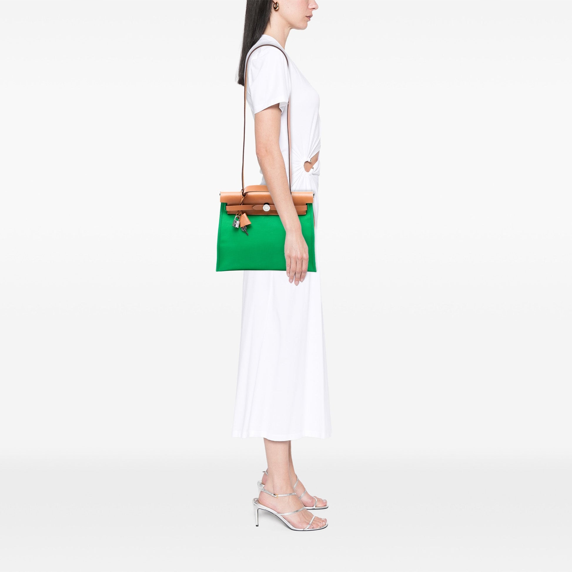 Hermès Toile Herbag Zip 31