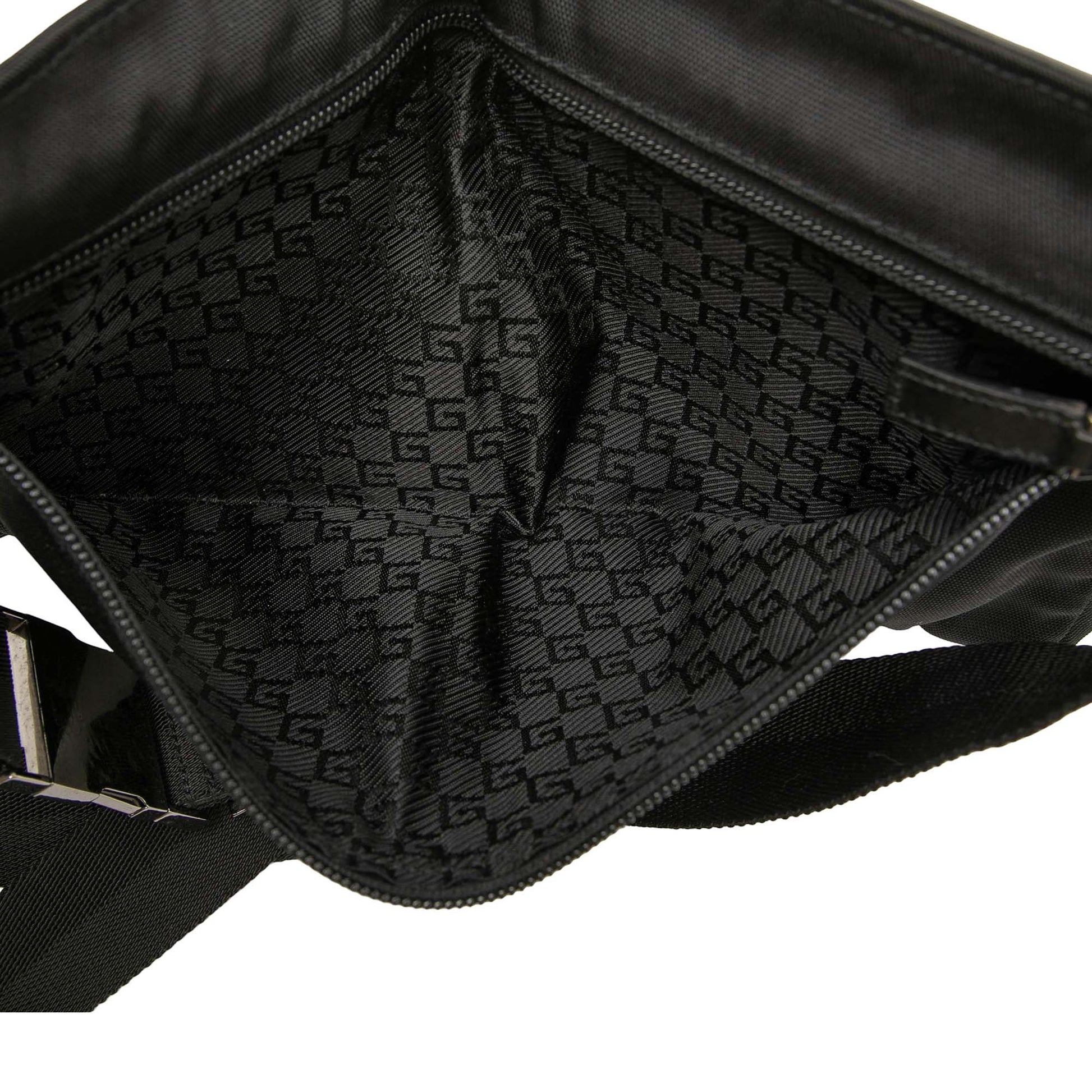 Gucci Nylon Double Pocket Belt Bag