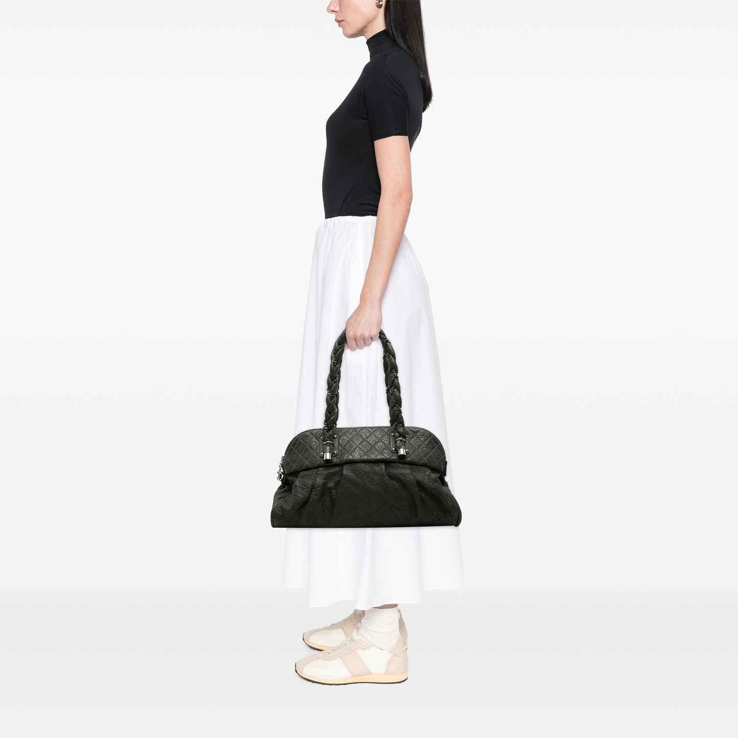 Chanel Calfskin Lady Braid Shoulder Bag