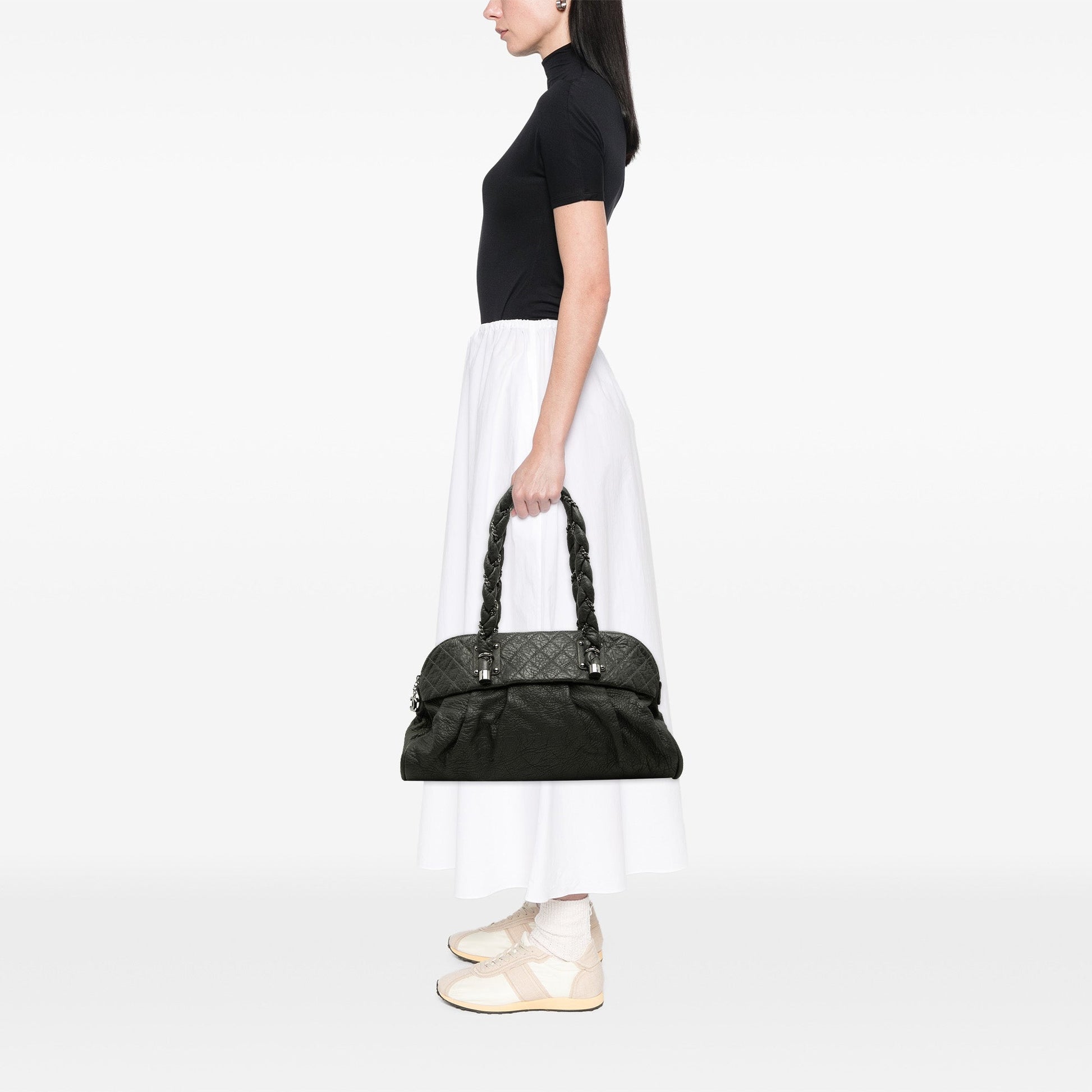 Chanel Calfskin Lady Braid Shoulder Bag