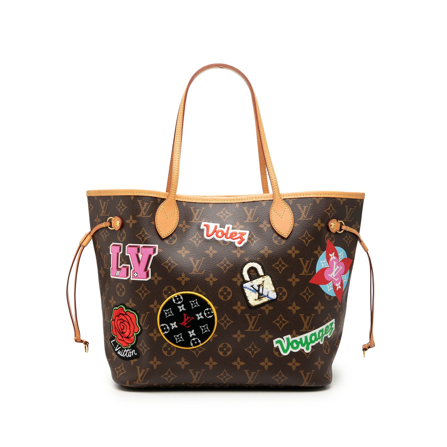 Louis Vuitton Monogram Patches Neverfull MM
