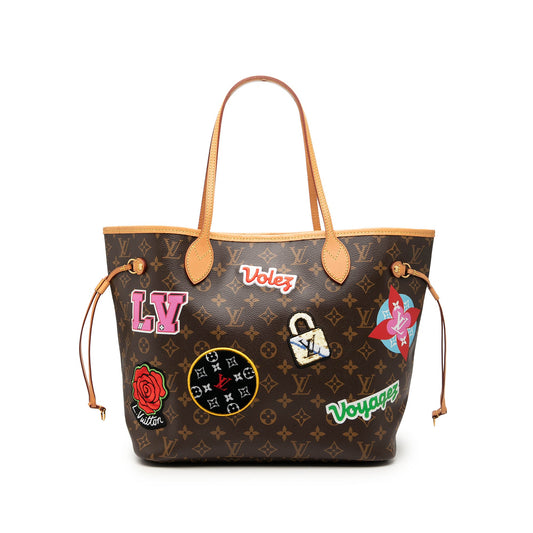 Louis Vuitton Monogram Patches Neverfull MM