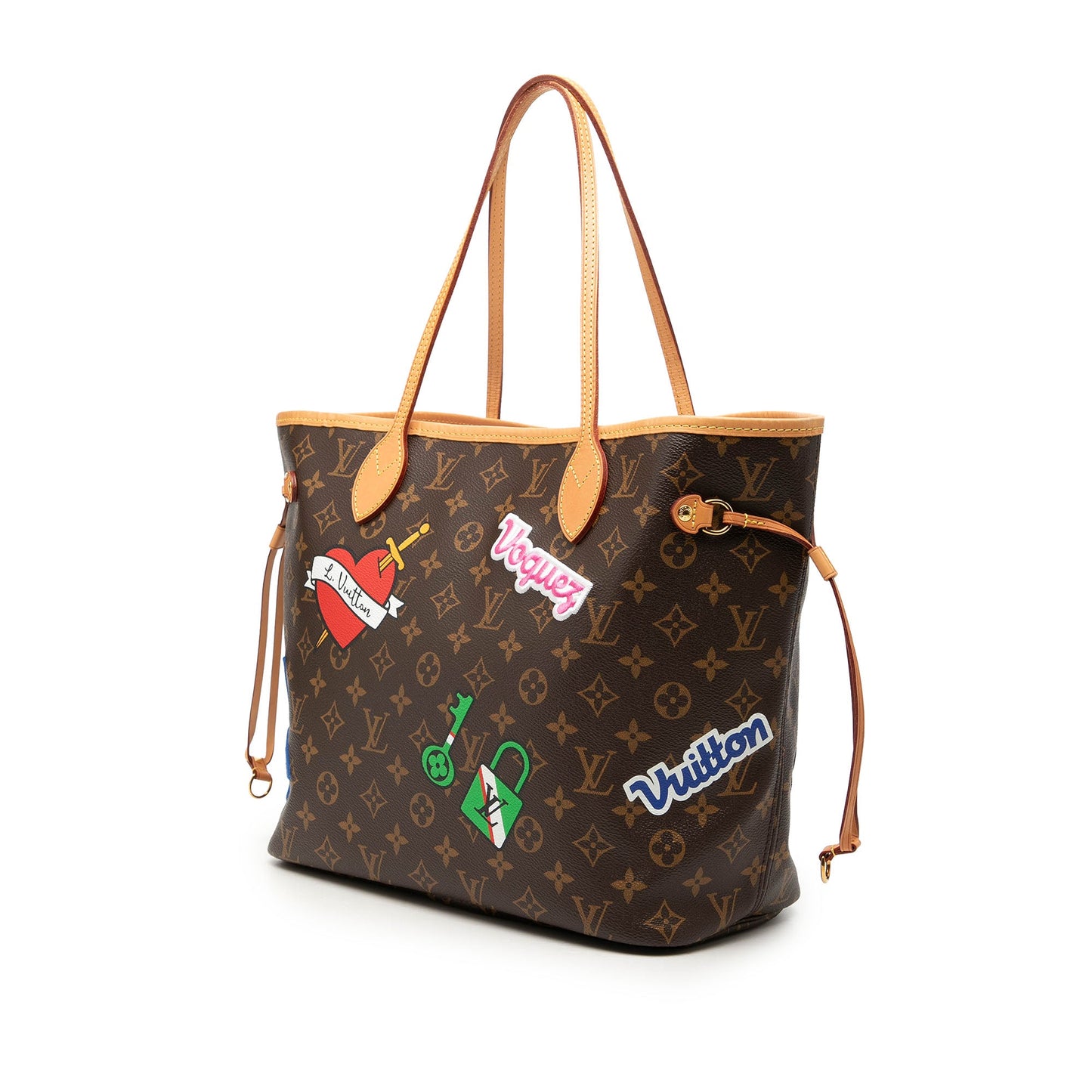 Louis Vuitton Monogram Patches Neverfull MM