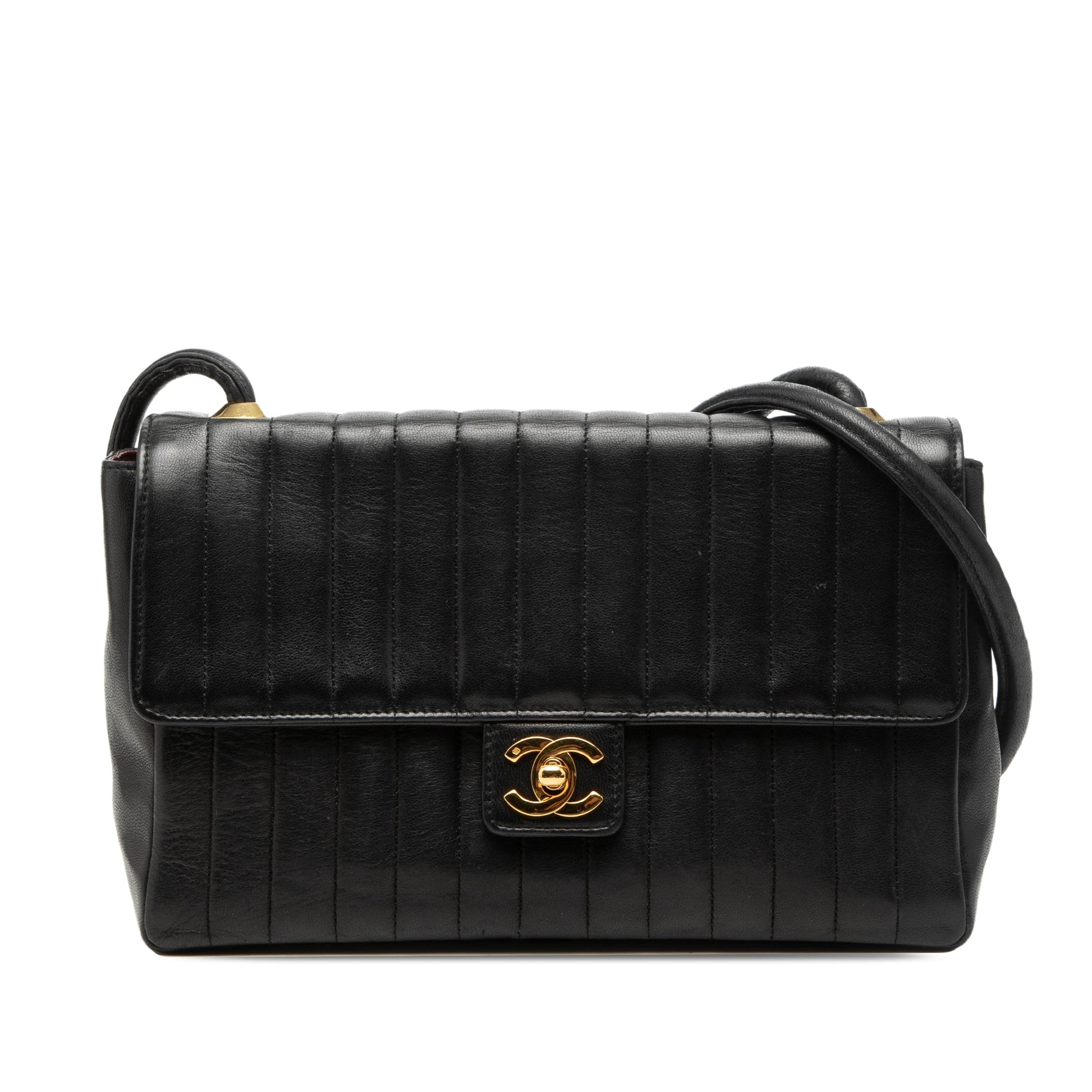 Chanel Medium Vertical Quilted Lambskin Single Flap