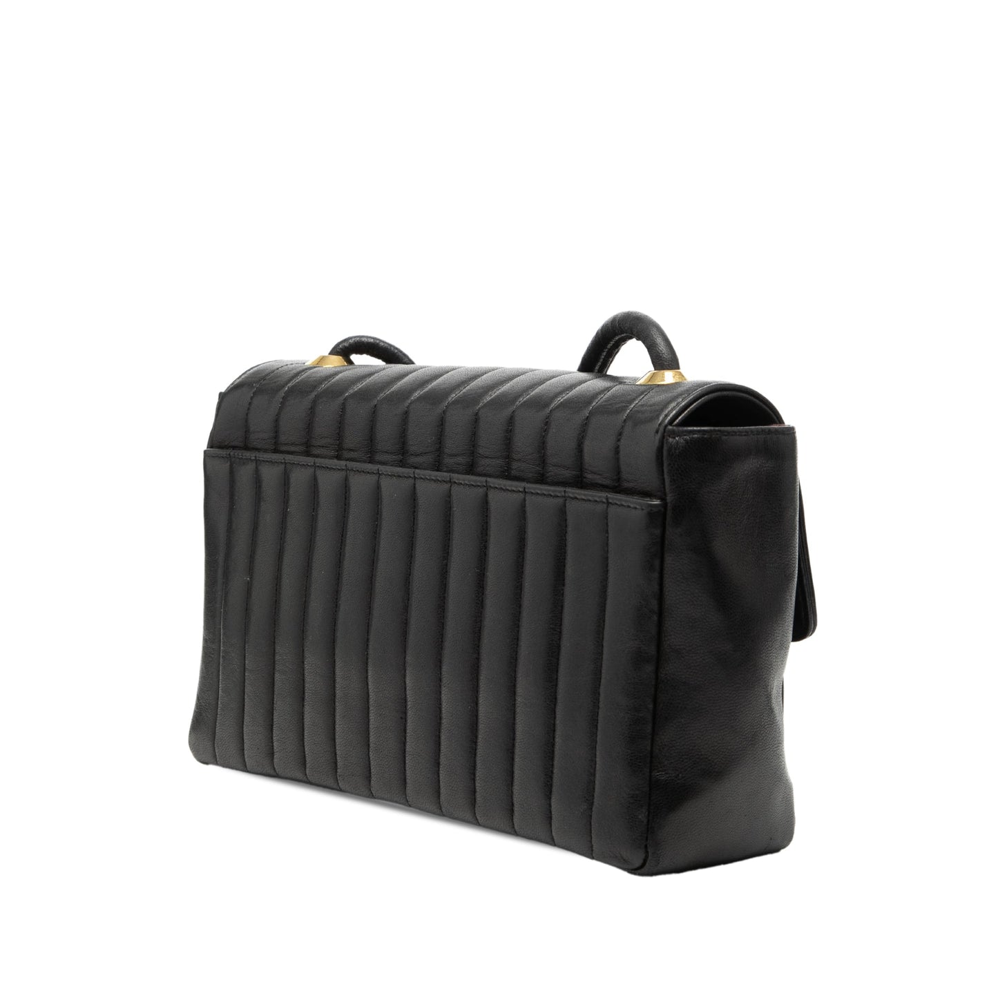 Chanel Medium Vertical Quilted Lambskin Single Flap