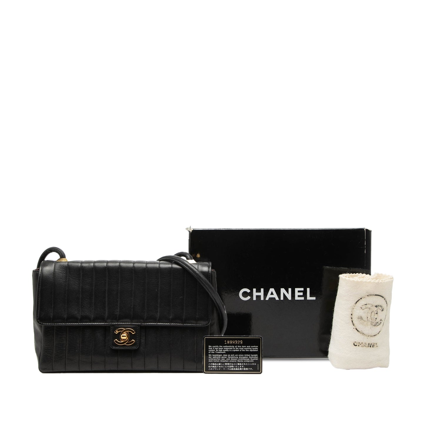 Chanel Medium Vertical Quilted Lambskin Single Flap