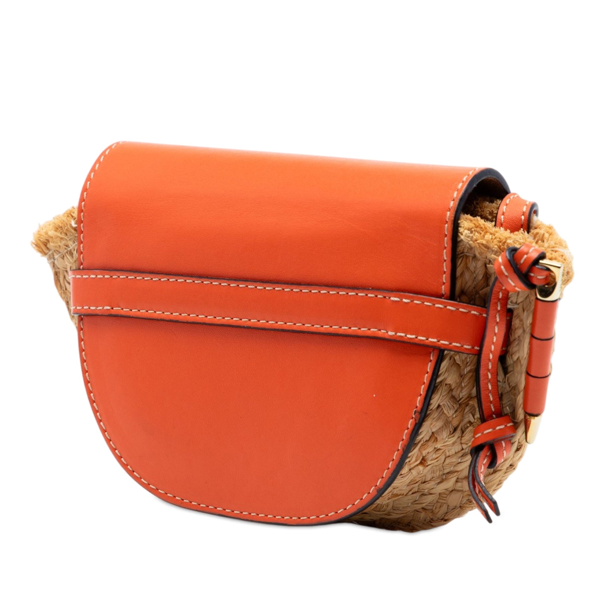 LOEWE Mini Raffia Gate Crossbody