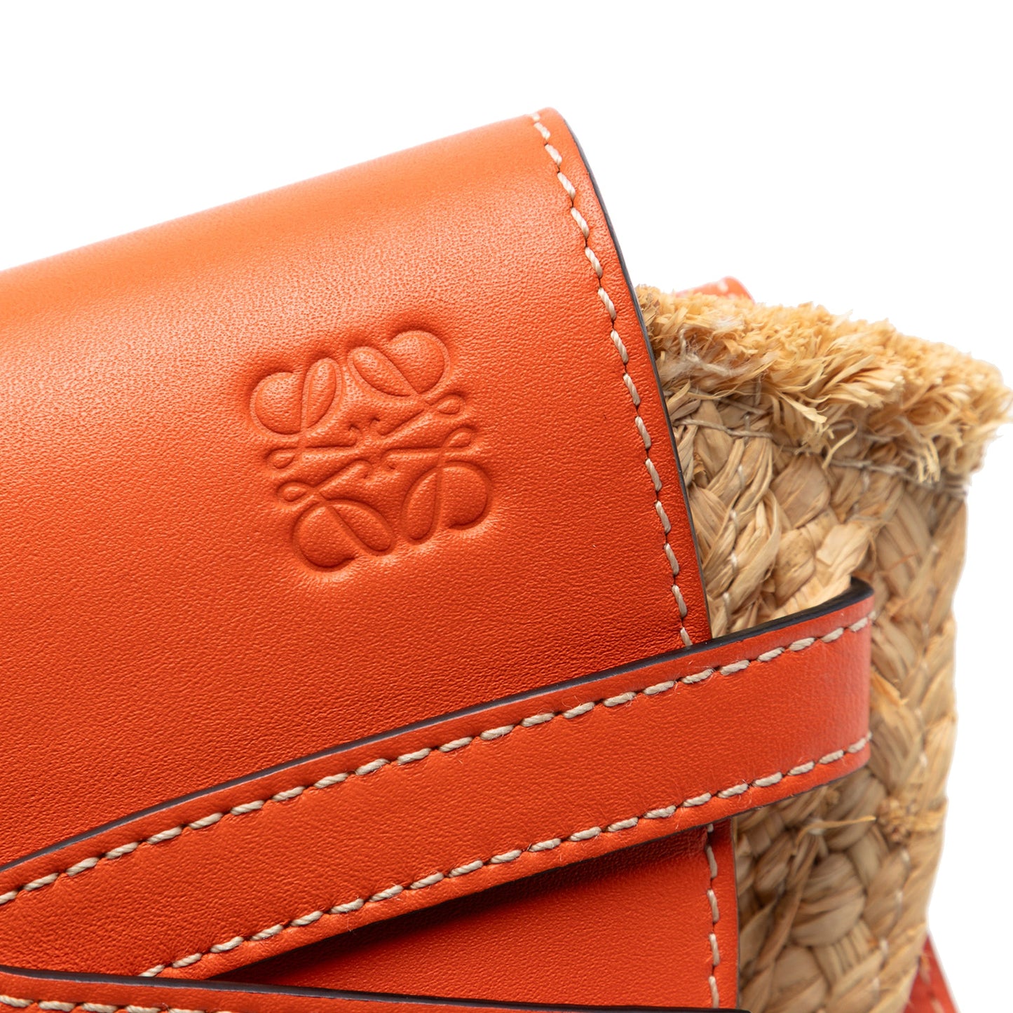 LOEWE Mini Raffia Gate Crossbody