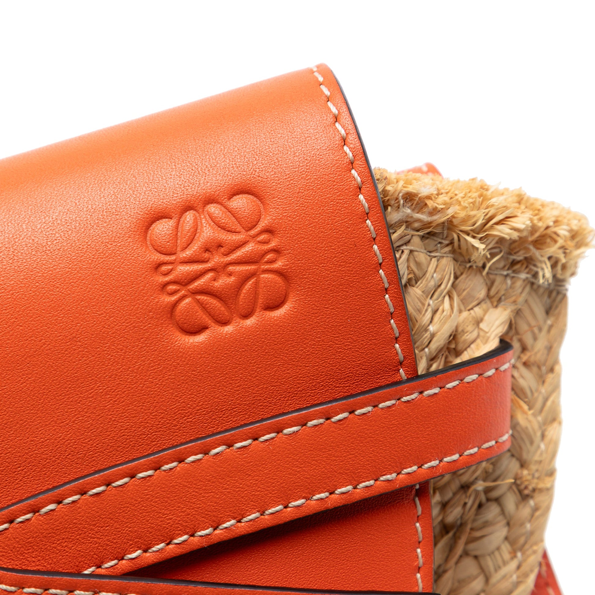 LOEWE Mini Raffia Gate Crossbody