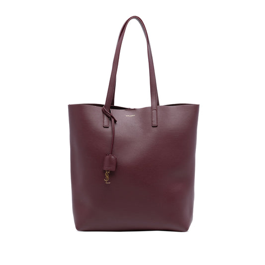 Saint Laurent North South Leather Shopping Tote