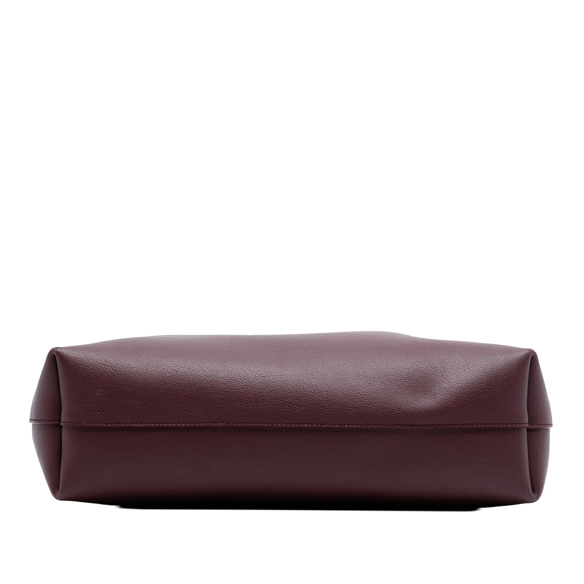 Saint Laurent North South Leather Shopping Tote