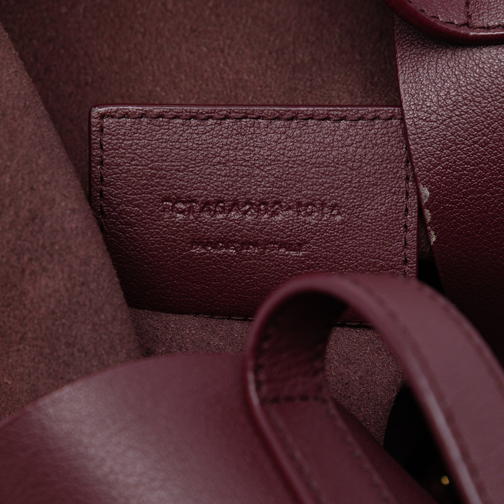 Saint Laurent North South Leather Shopping Tote