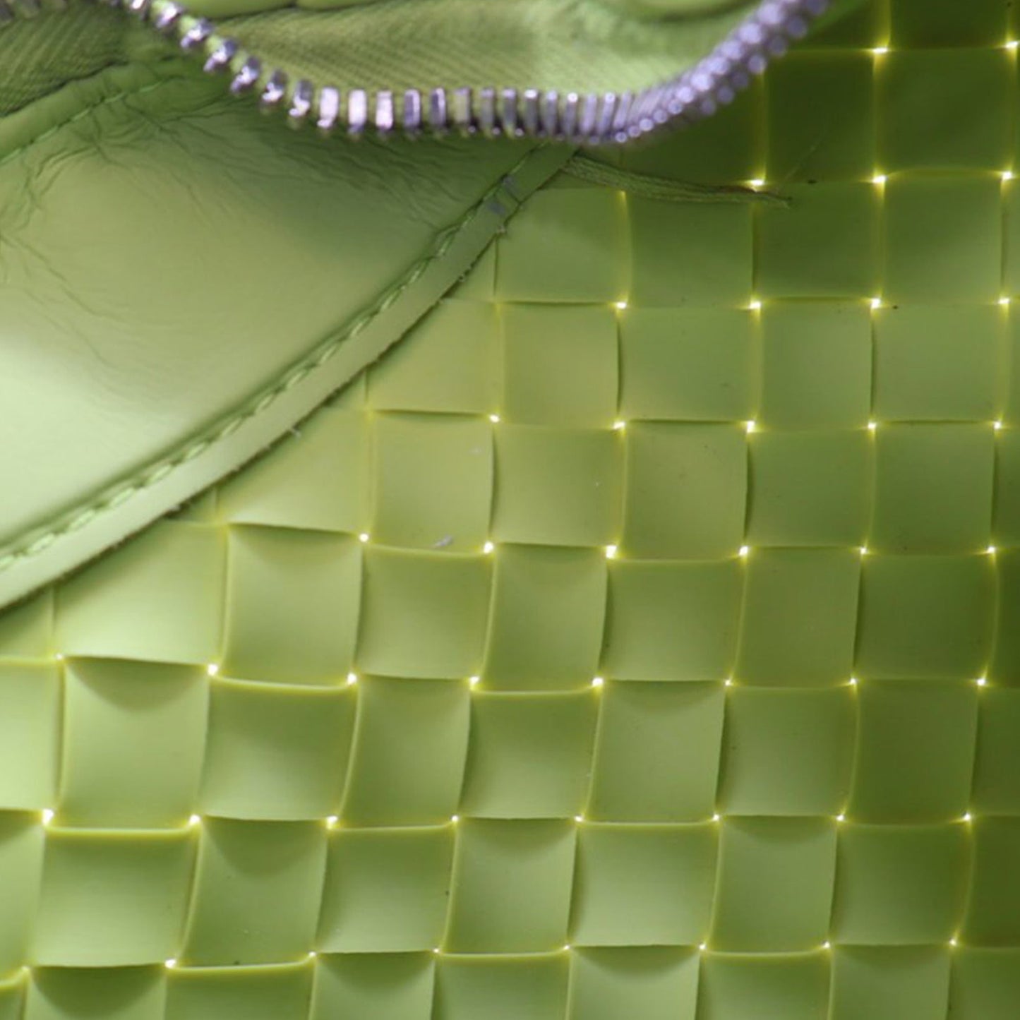 Bottega Veneta Mini Rubber Padded Intreccio Jodie