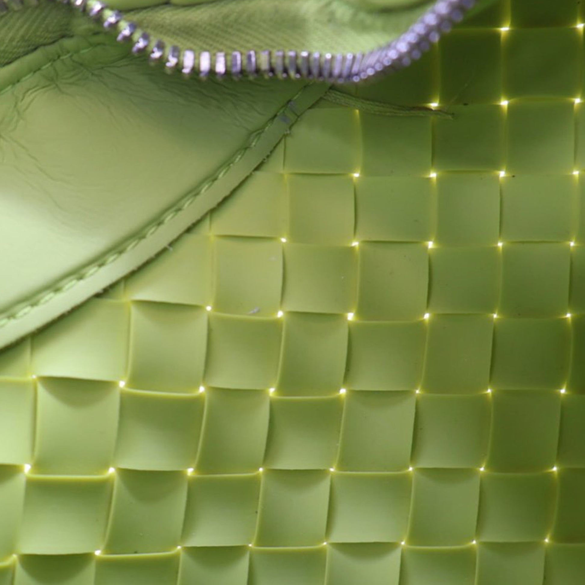 Bottega Veneta Mini Rubber Padded Intreccio Jodie