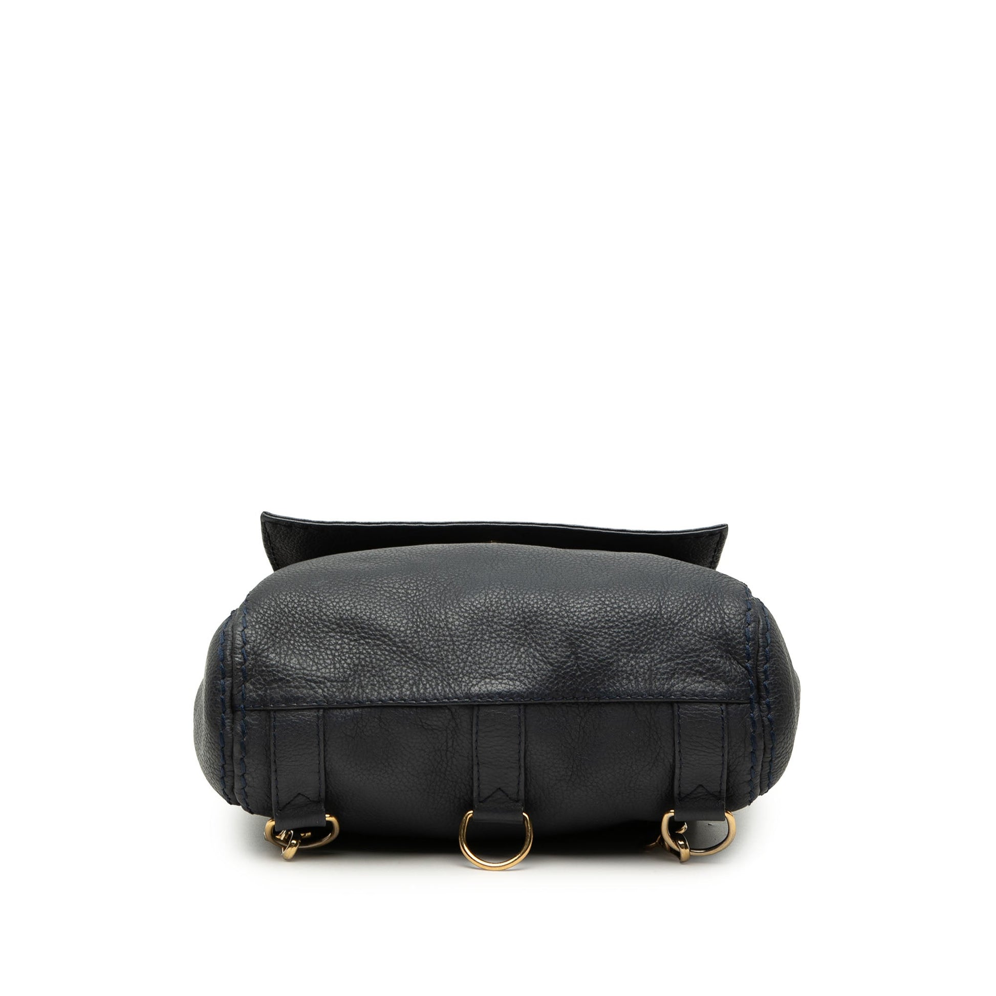 Saint Laurent Embossed Leather Backpack