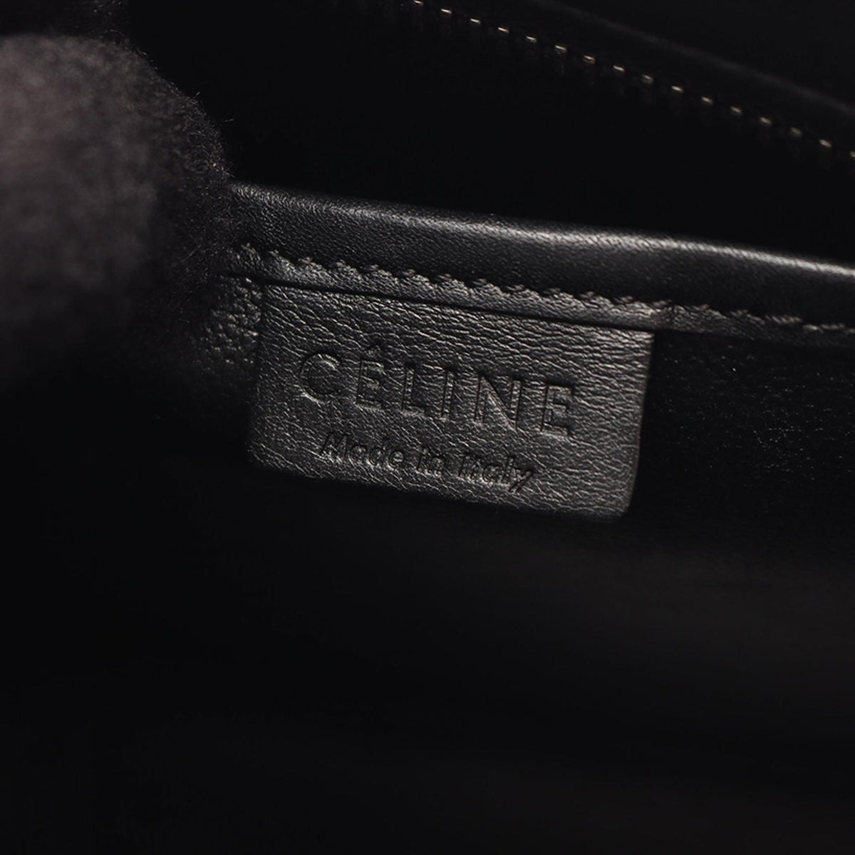 Celine Nano Tricolor Leather Luggage Tote — Orange