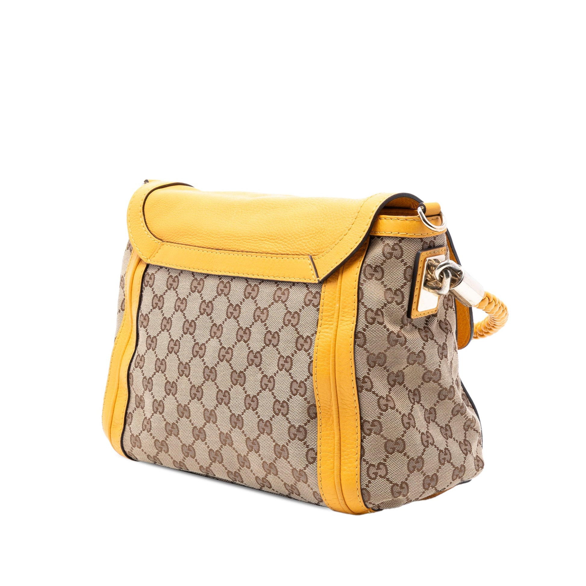 GG Canvas Bella Flap Satchel