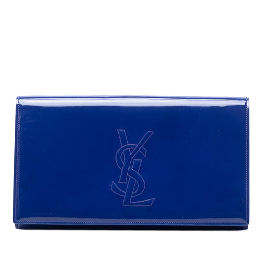 Saint Laurent Patent Belle Du Jour Clutch