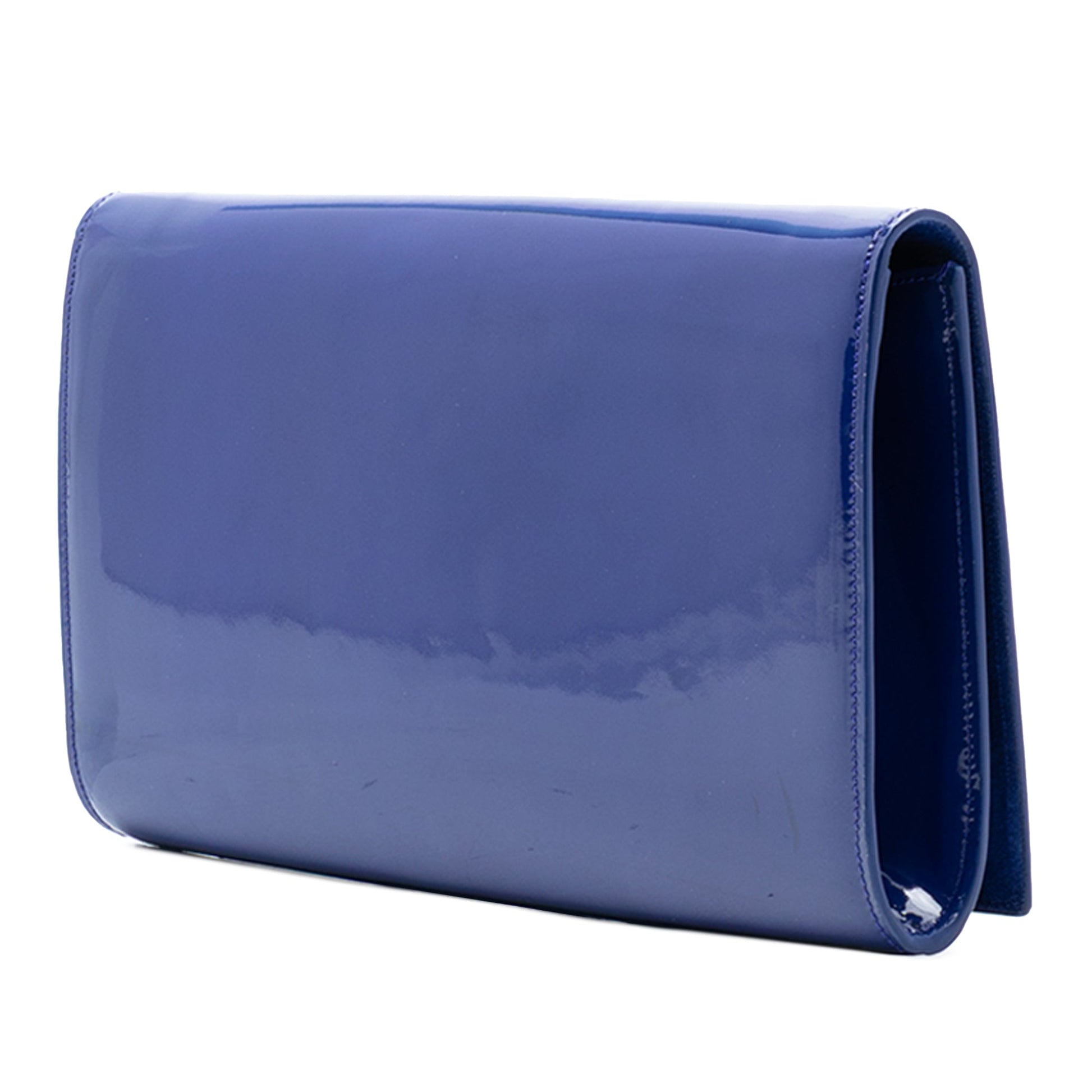 Saint Laurent Patent Belle Du Jour Clutch
