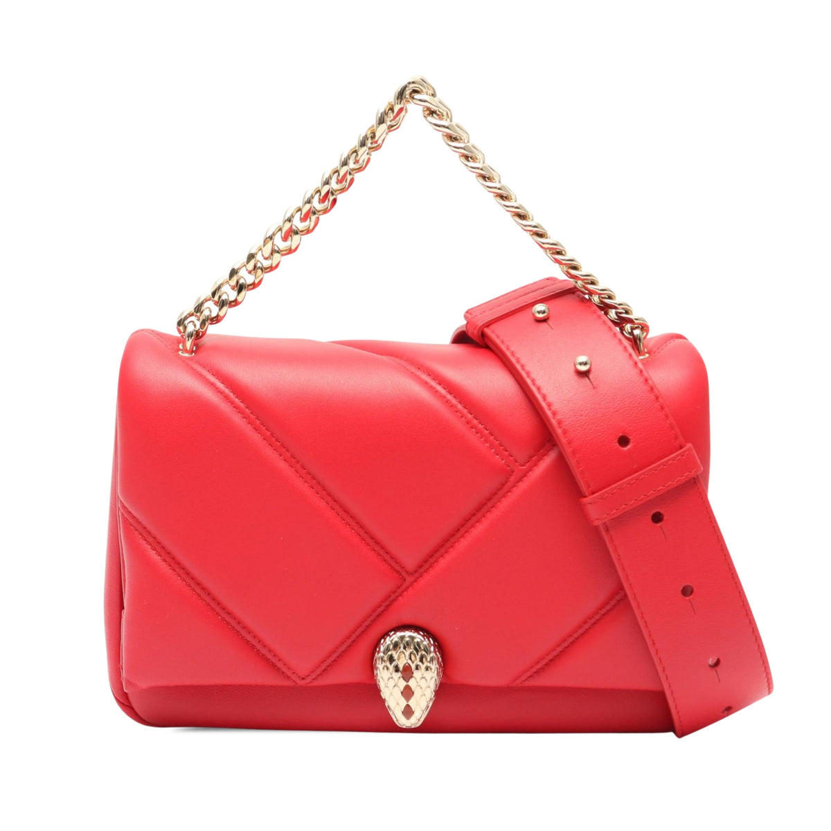 Bvlgari Serpenti Cabochon Chain Flap