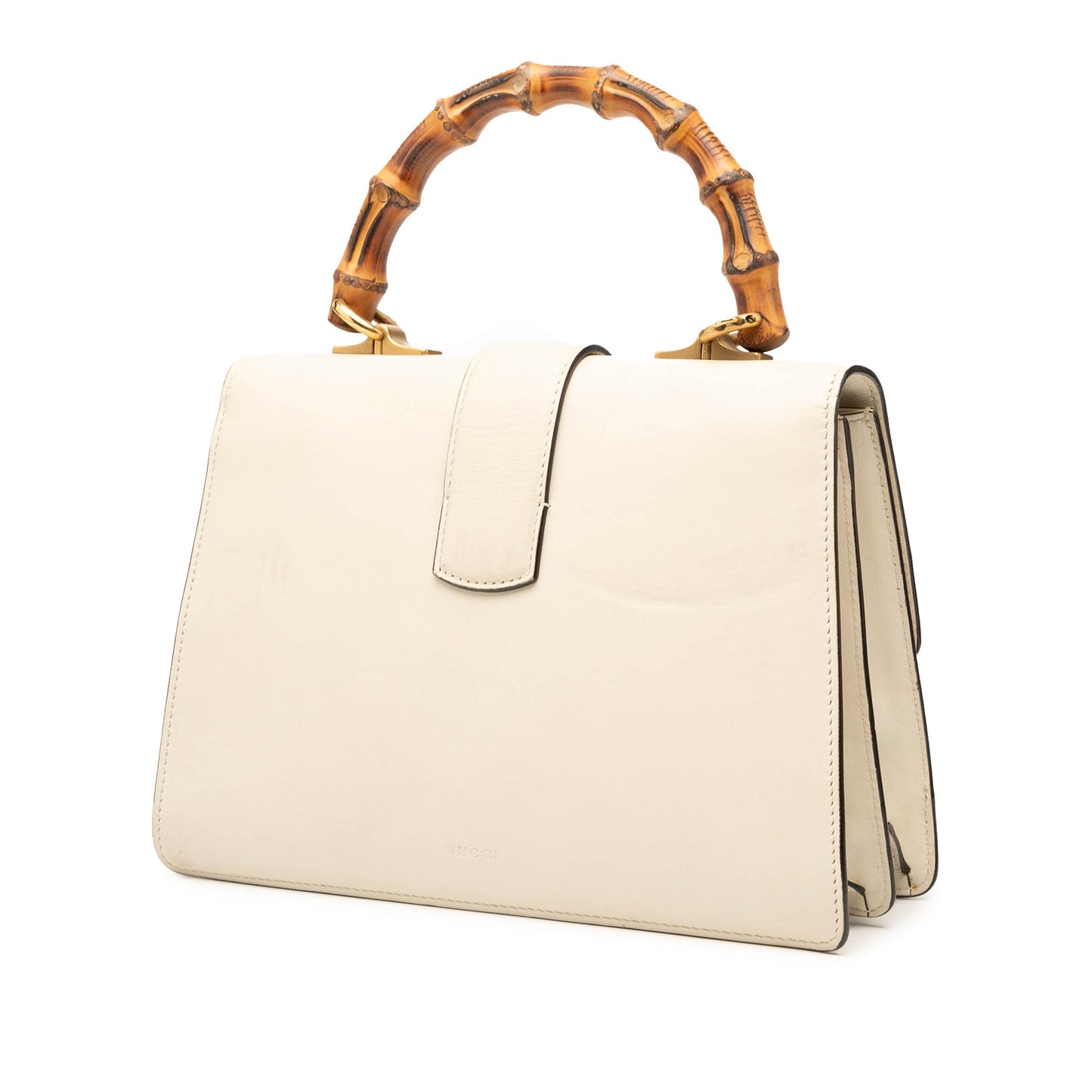 Gucci Medium Leather Bamboo Dionysus Web Satchel