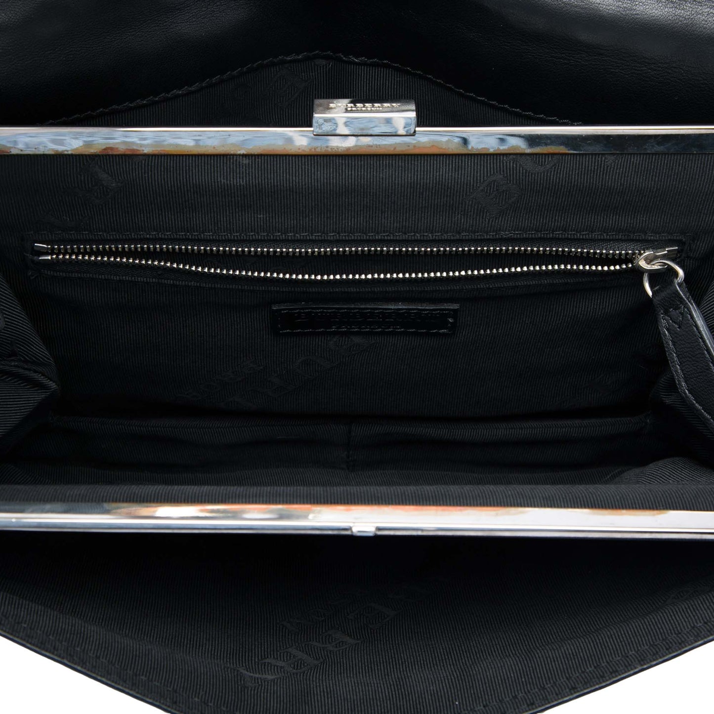 Burberry Prorsum Lambskin Grommet Pony Hair Bow Clutch