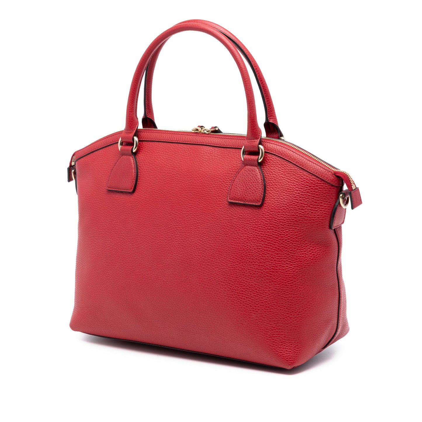 Gucci Large Dollar Calfskin GG Charm Dome Satchel