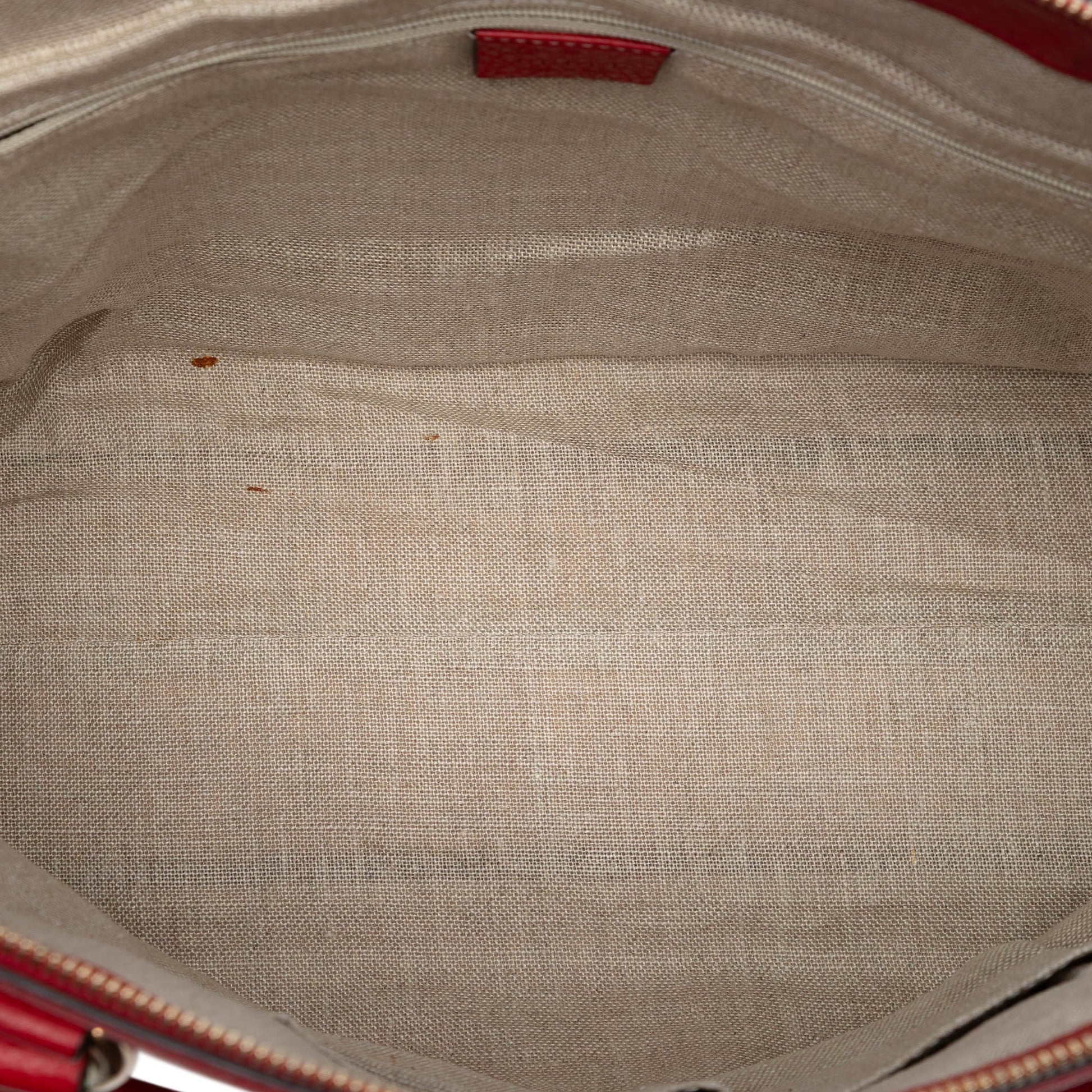 Gucci Large Dollar Calfskin GG Charm Dome Satchel