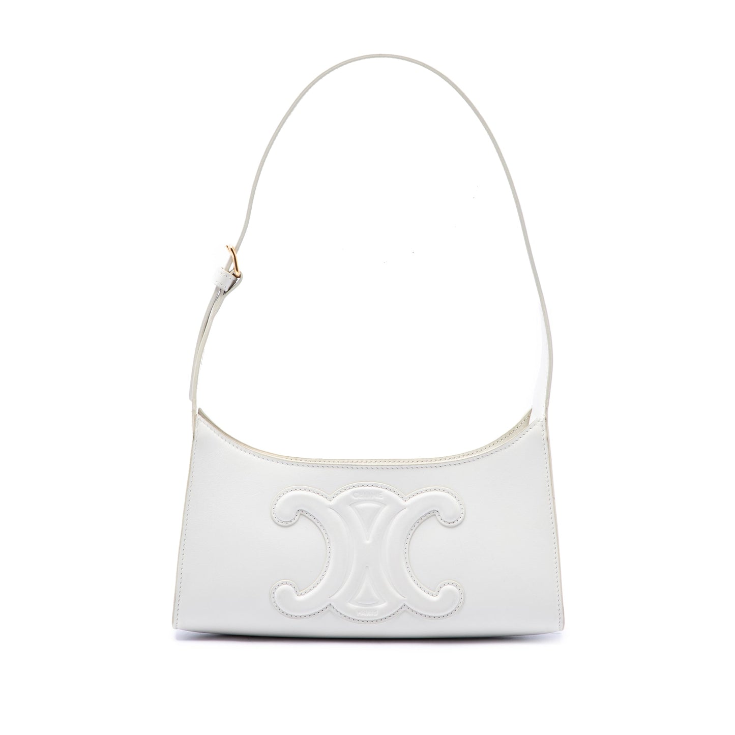 Celine Smooth Calfskin Cuir Triomphe Shoulder Bag
