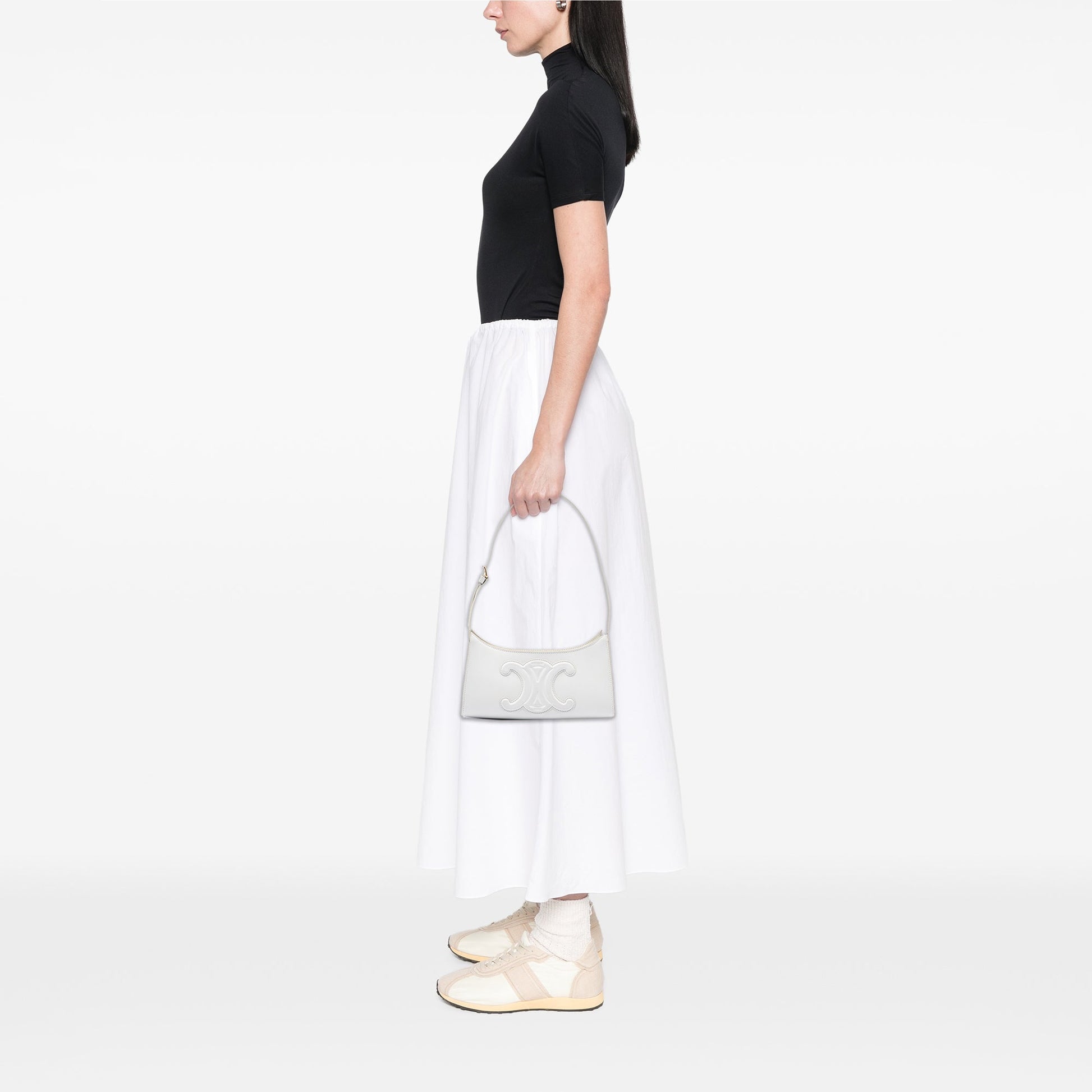 Celine Smooth Calfskin Cuir Triomphe Shoulder Bag