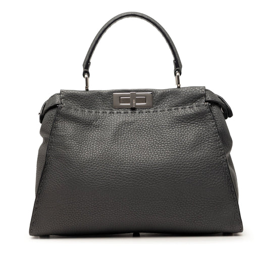 Fendi Medium Calfskin Peekaboo Iconic Satchel