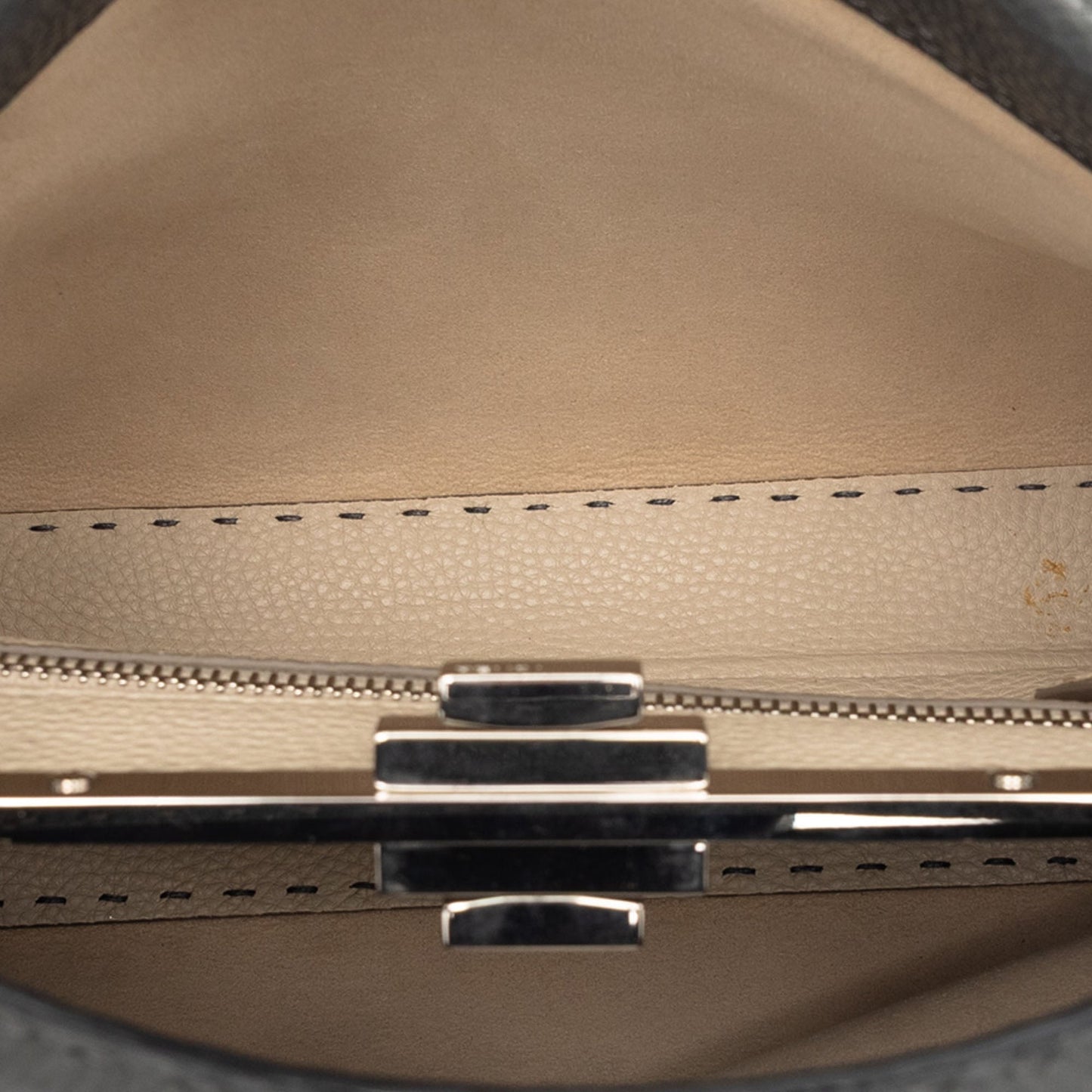 Fendi Medium Calfskin Peekaboo Iconic Satchel
