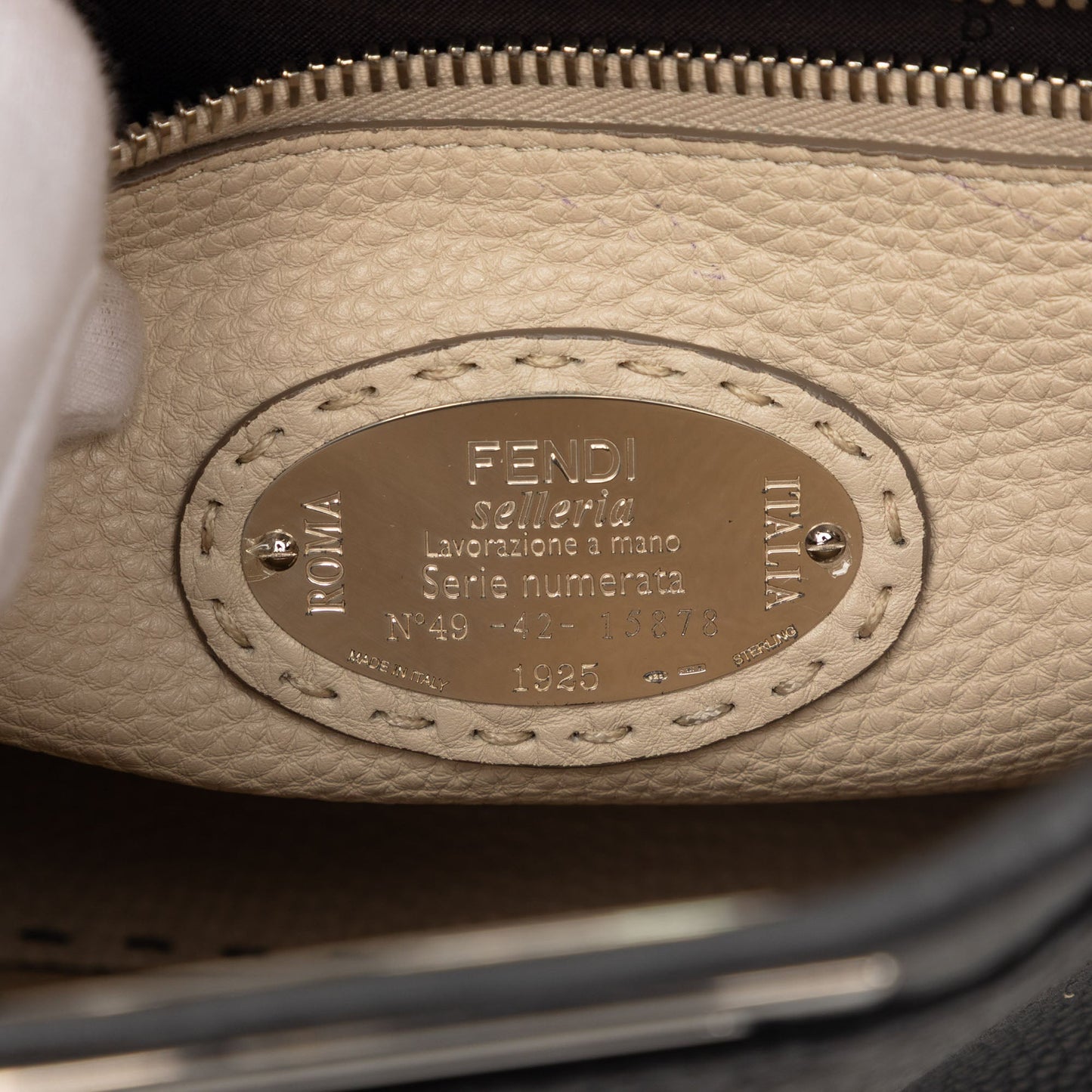 Fendi Medium Calfskin Peekaboo Iconic Satchel