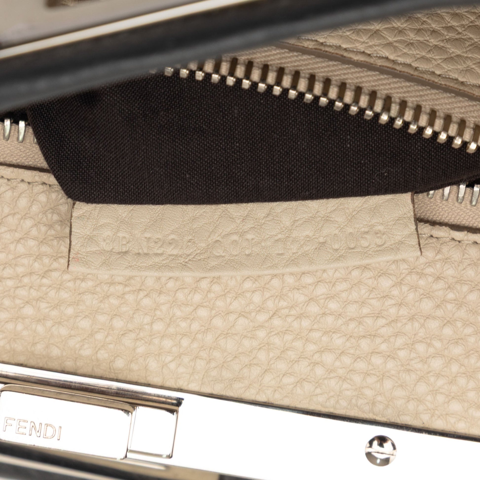 Fendi Medium Calfskin Peekaboo Iconic Satchel