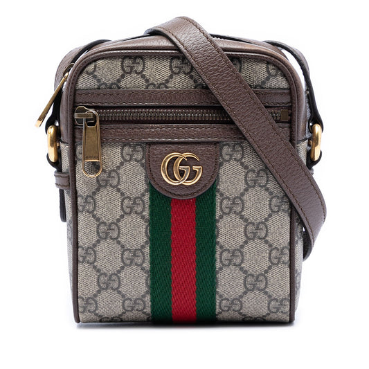 Gucci Mini GG Supreme Web Ophidia Crossbody